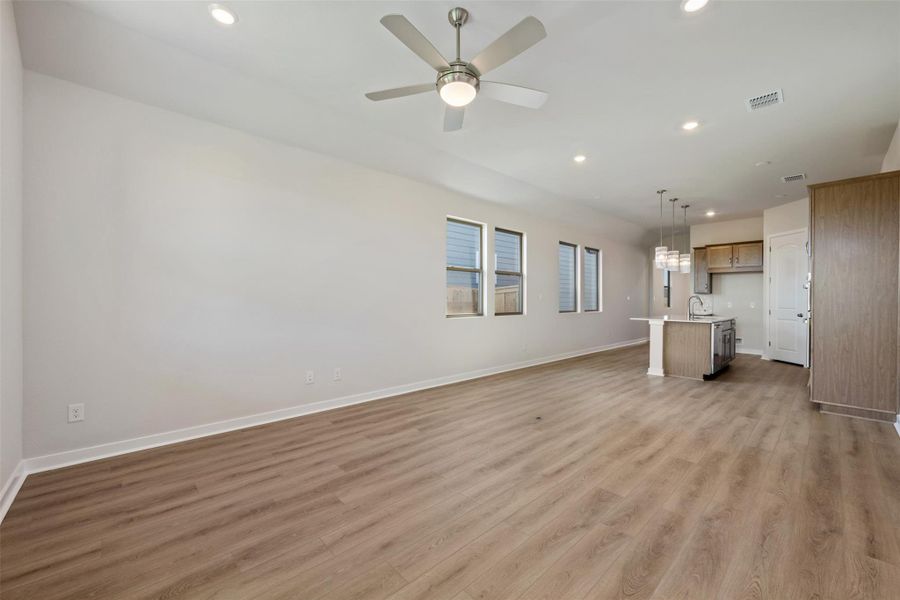 Spacious, unfurnished interior of a new home in The Trails at Carmel, Pflugerville (Image 21).