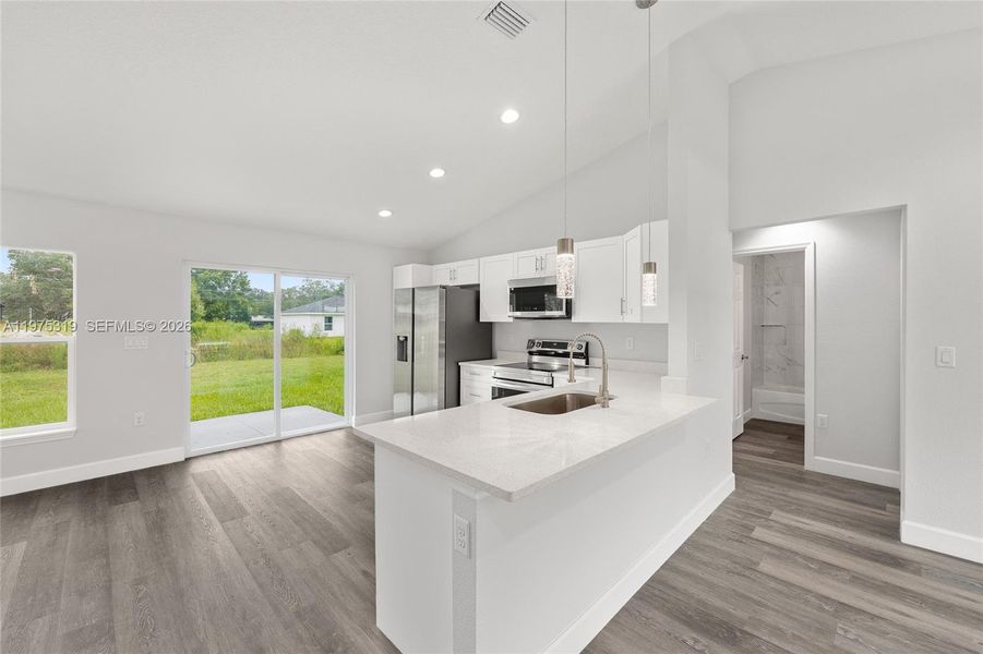 Furnished interior view inside a new home in , Ocala (Image 6).
