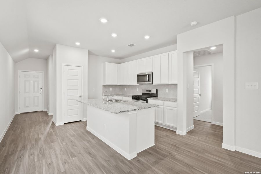 Furnished interior view inside a new home in Hickory Ridge, Elmendorf (Image 13).