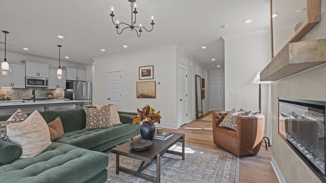 Furnished interior view inside a new home in Essex Village, Franklinton (Image 9).
