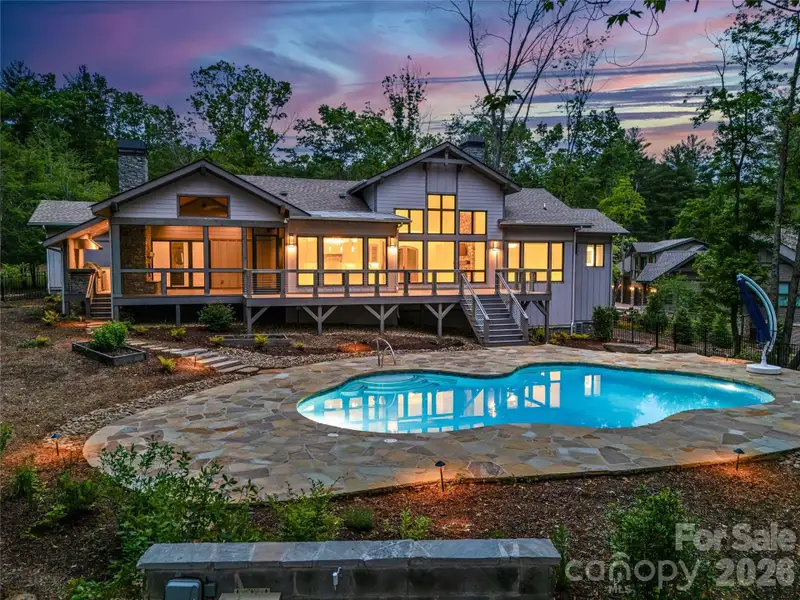 Exterior details and patio area of a home in , Arden (Image 4).
