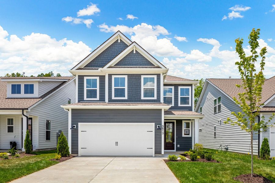 Front exterior of a new home in , Summerville, SC, highlighting curb appeal (Image 2). Front exterior of a new home in , Summerville, SC, highlighting curb appeal (Image 2).