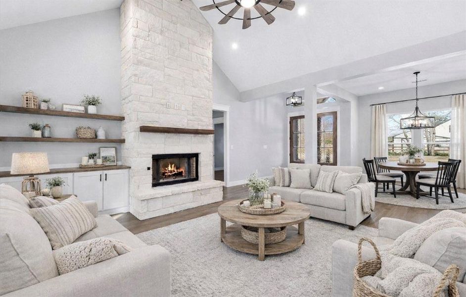 Furnished interior view inside a new home in , Caddo Mills (Image 6).