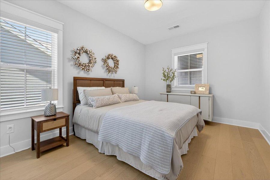 Furnished interior view inside a new home in Tidewater at Lakes of Cane Bay, Summerville (Image 40).