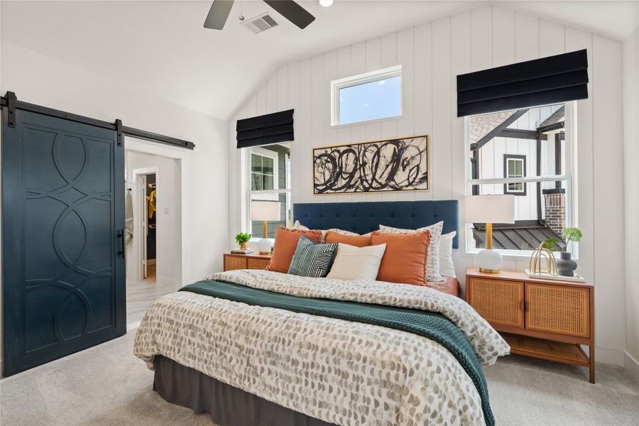 Furnished interior view inside a new home in Elyson, Katy (Image 24).