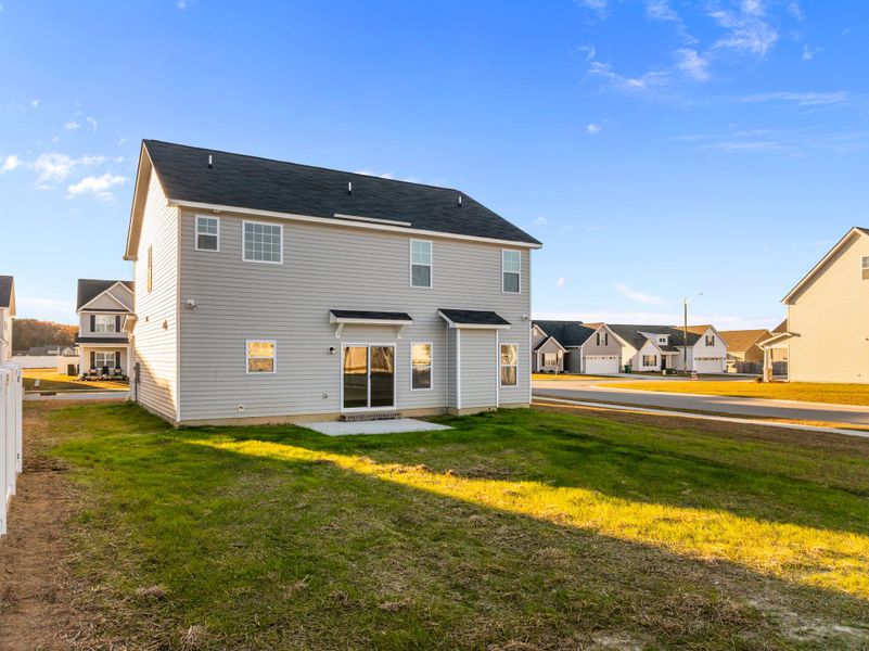Exterior details and patio area of a home in Arbor Hills South, Greenville (Image 26). Exterior details and patio area of a home in Arbor Hills South, Greenville (Image 26).