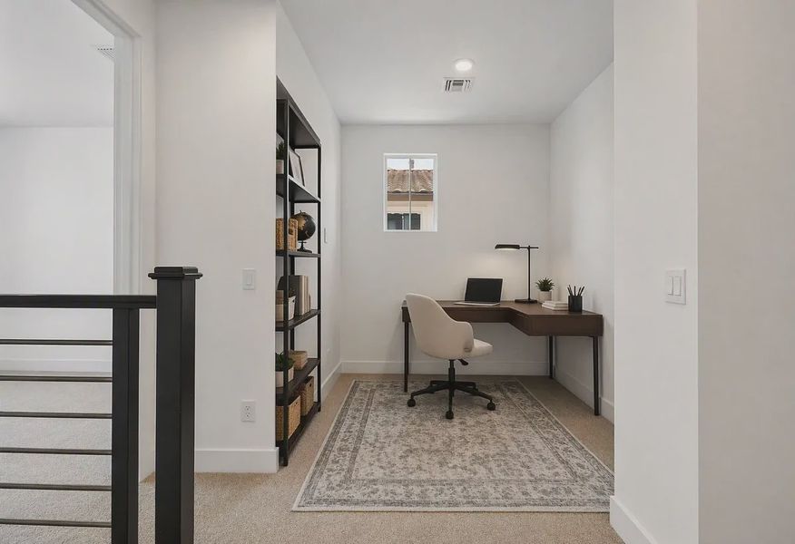 Study/Loft Virtually Staged - 8 of 14