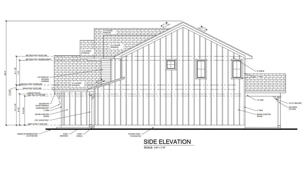 Exterior rendering of this home design in , Stone Mountain, GA (Image 4).