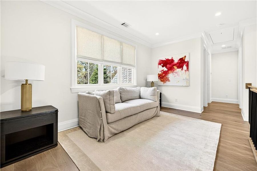 Furnished interior view inside a new home in , Atlanta (Image 8).