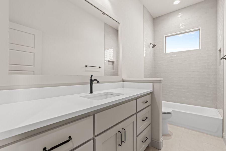 Furnished interior view inside a new home in Parker Meadows, Weatherford (Image 14).