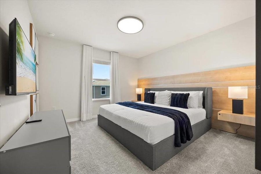 Furnished interior view inside a new home in , Clermont (Image 28).