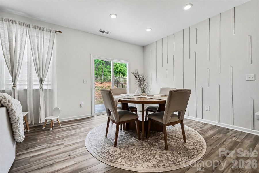 Furnished interior view inside a new home in Gambill Forest: Enclave, Mooresville (Image 11).