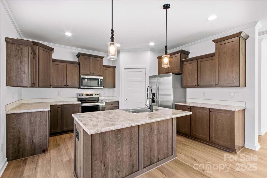 Furnished interior view inside a new home in , Statesville (Image 14).