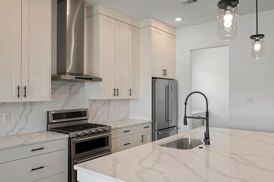 Furnished interior view inside a new home in Hallimore Ranch, Rosenberg (Image 6).