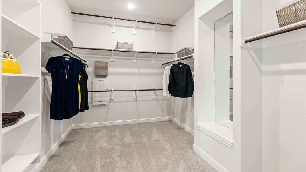 Representative furnished interior of a home built from the Tulane by Brightland Homes in Sundance Cove, Crosby (Image 17).