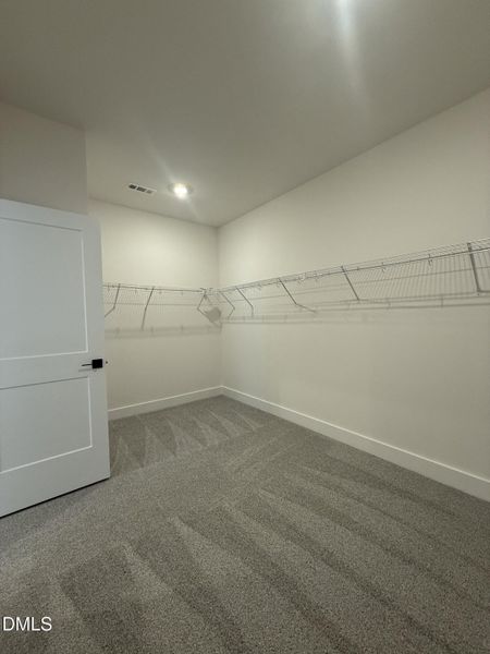 Primary walk in closet