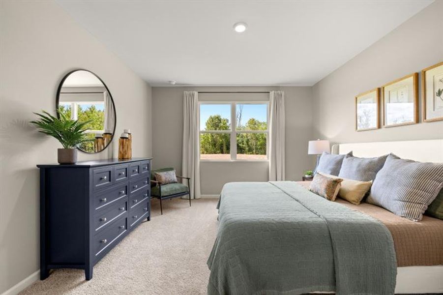 Furnished interior view inside a new home in Northberry, Rome (Image 18).