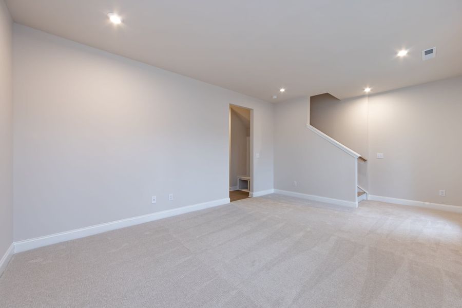Spacious, unfurnished interior of a new home in Archer Row, Charlotte (Image 25). Spacious, unfurnished interior of a new home in Archer Row, Charlotte (Image 25).