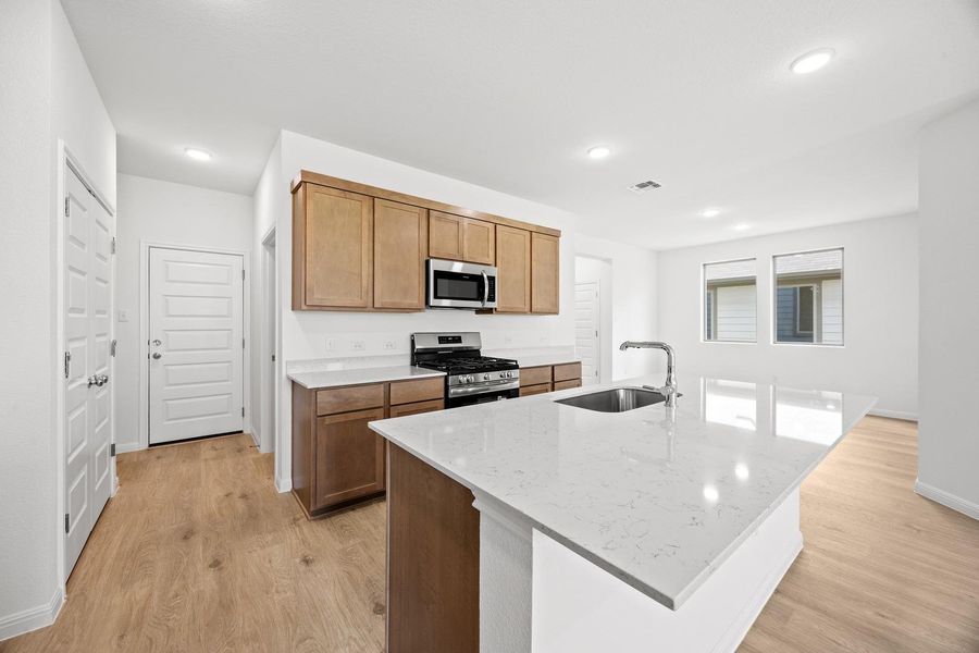 Furnished interior view inside a new home in Trinity Ranch, Elgin (Image 46).