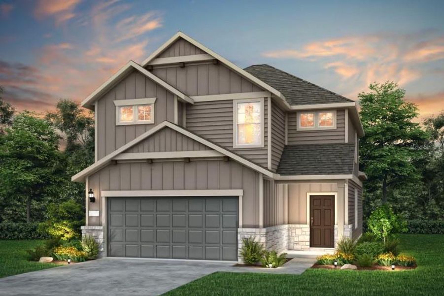 Pulte Homes,  Nelson elevation O, rendering