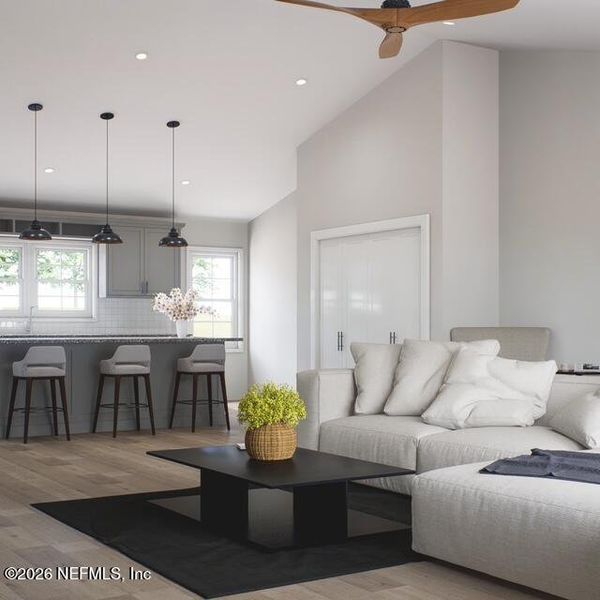 Furnished interior view inside a new home in , Satsuma (Image 12).