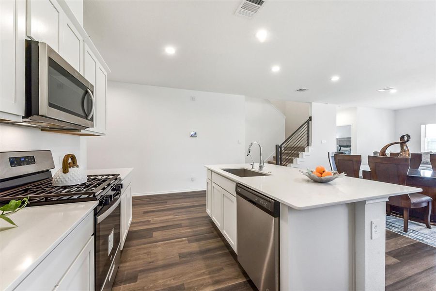 Furnished interior view inside a new home in Sunterra, Katy (Image 11). Furnished interior view inside a new home in Sunterra, Katy (Image 11).