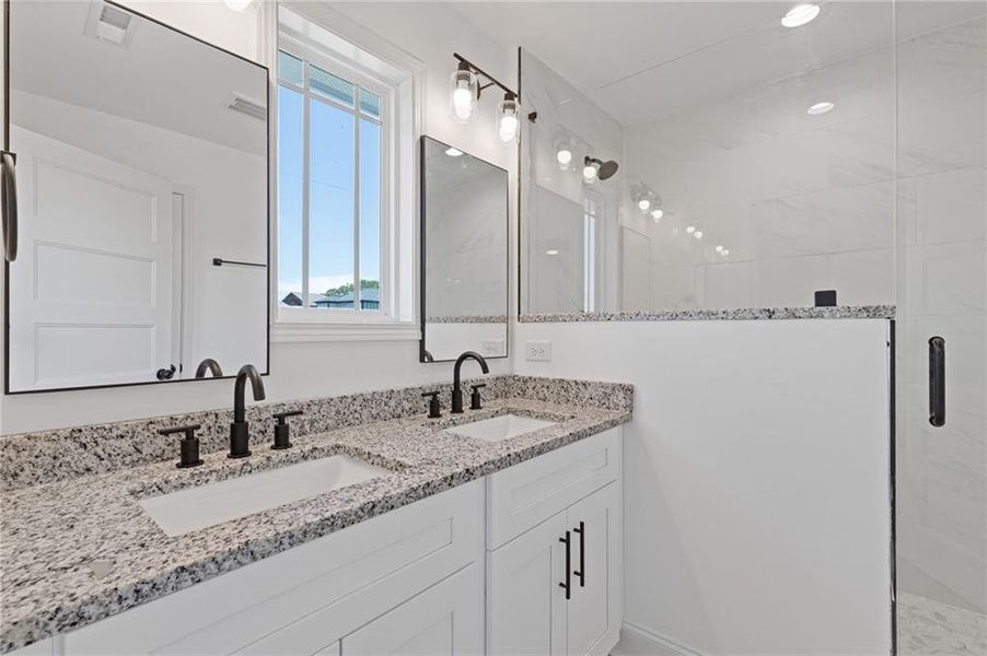 Furnished interior view inside a new home in , Atlanta (Image 8).