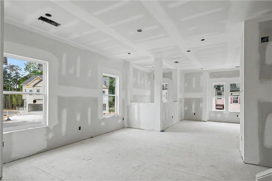 In-progress construction of a new home in , Norcross, GA (Image 7).