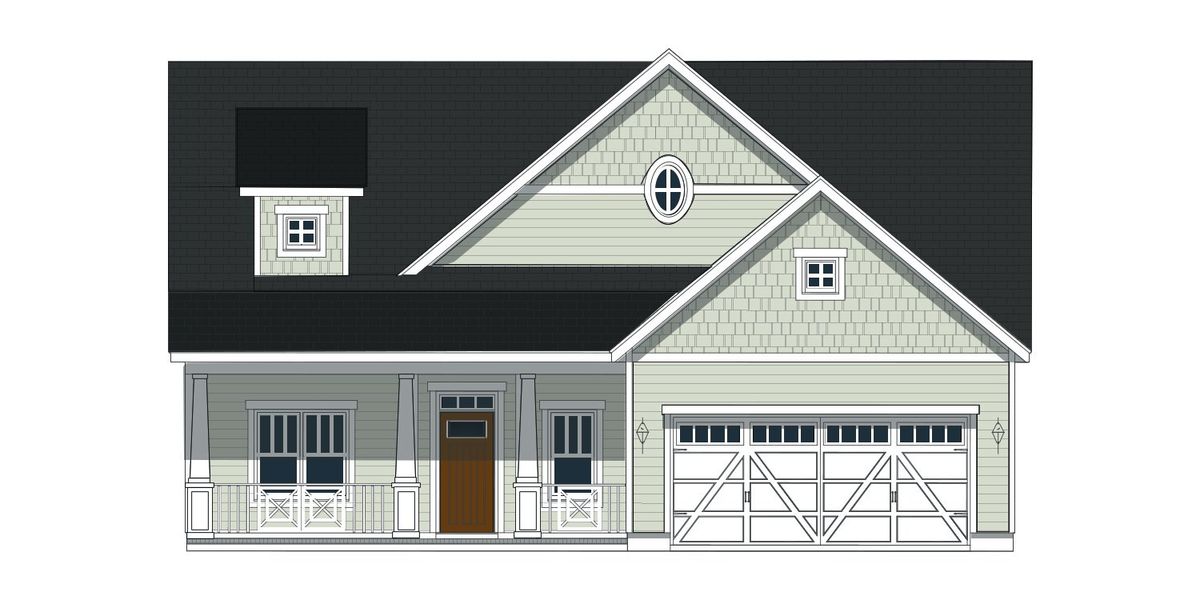 Exterior rendering of this home design in Sidbury Landing, Wilmington, NC (Image 1). Exterior rendering of this home design in Sidbury Landing, Wilmington, NC (Image 1).