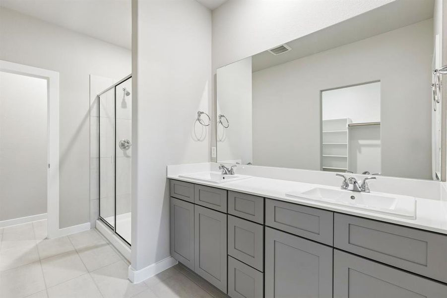 Primary Bathroom in the Haylee home plan by Trophy Signature Homes - REPRESENTATIVE PHOTO Primary Bathroom in the Haylee home plan by Trophy Signature Homes - REPRESENTATIVE PHOTO