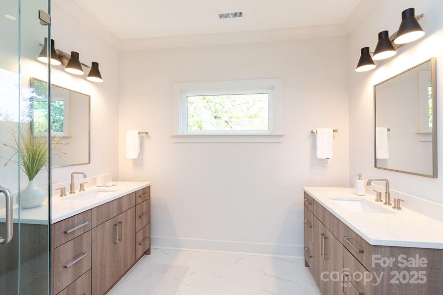 Furnished interior view inside a new home in , Charlotte (Image 34).