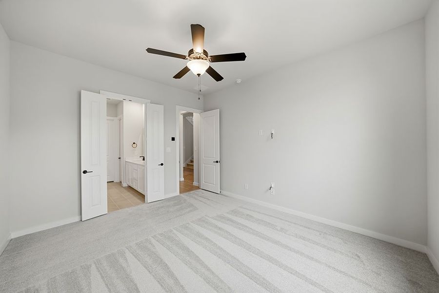 Spacious, unfurnished interior of a new home in Light Farms Brenham - 40' Lots, Celina (Image 23). Spacious, unfurnished interior of a new home in Light Farms Brenham - 40' Lots, Celina (Image 23).