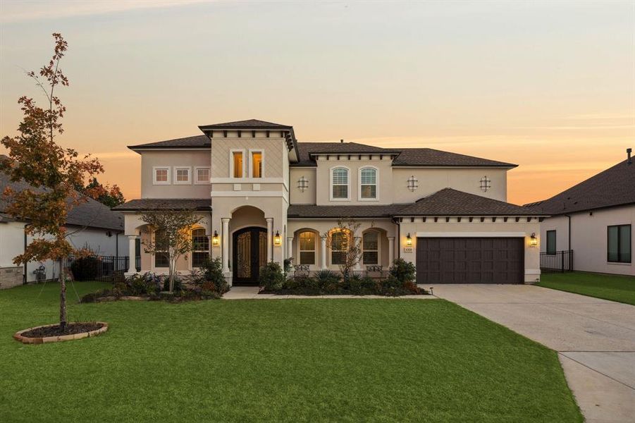 Front exterior of a new home in , Shady Shores, TX, highlighting curb appeal (Image 1). Front exterior of a new home in , Shady Shores, TX, highlighting curb appeal (Image 1).