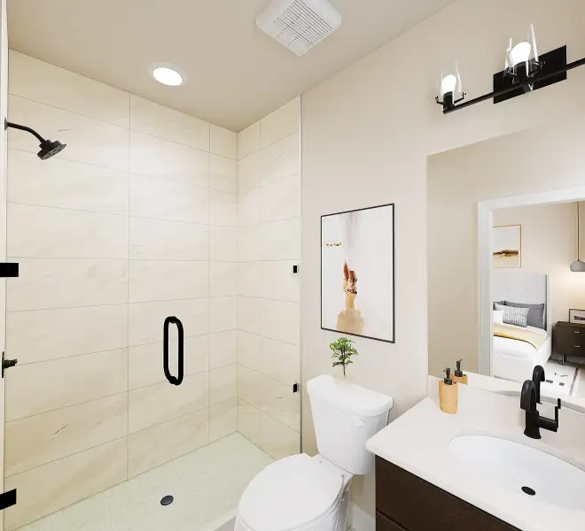 Furnished interior view inside a new home in Old Town Village, Waxhaw (Image 13).