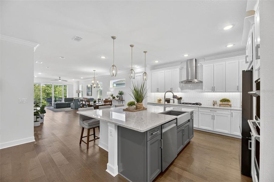Furnished interior view inside a new home in Marisol Pointe at MiraBay Florida Series, Apollo Beach (Image 14).