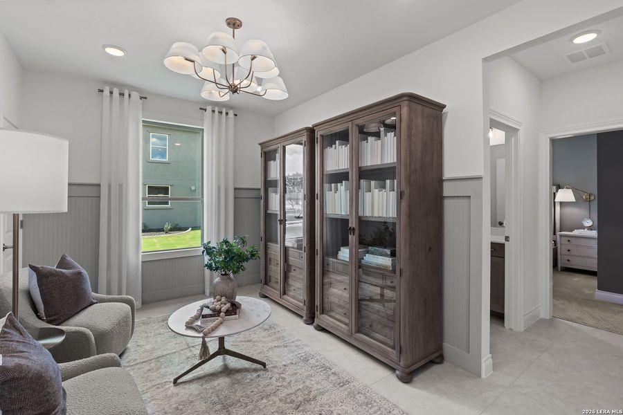 Furnished interior view inside a new home in Del Webb New Braunfels at Veramendi, New Braunfels (Image 10).