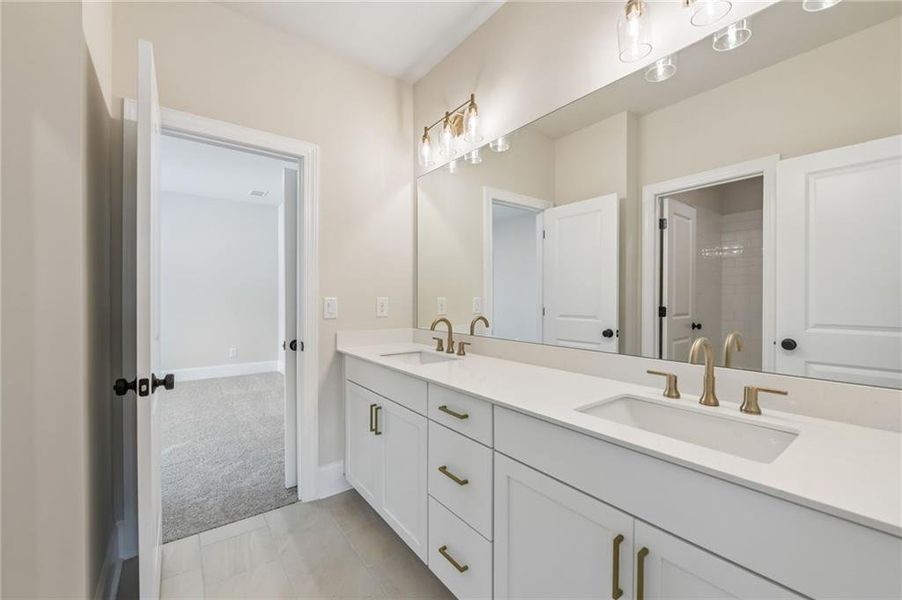 Furnished interior view inside a new home in Waterhaven, Cumming (Image 9).