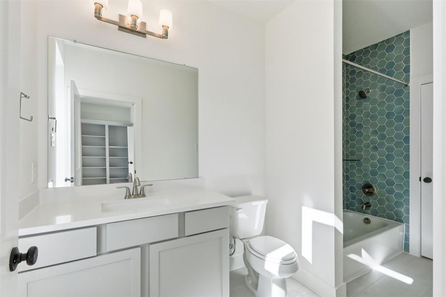 Furnished interior view inside a new home in Caywood Place, Houston (Image 8).