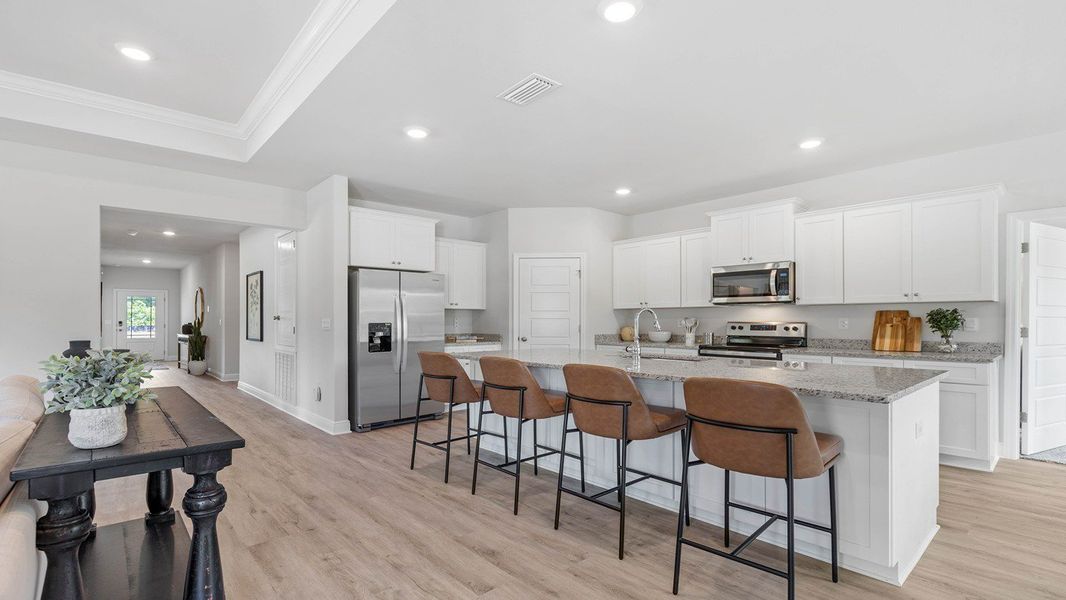 Furnished interior view inside a new home in Fallschase, Tallahassee (Image 13).