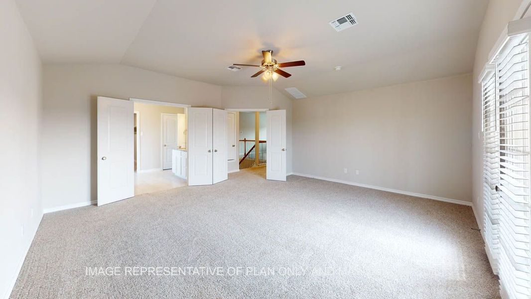 Spacious, unfurnished interior of a new home in Three Creeks - Colt Creek, Belton (Image 31). Spacious, unfurnished interior of a new home in Three Creeks - Colt Creek, Belton (Image 31).