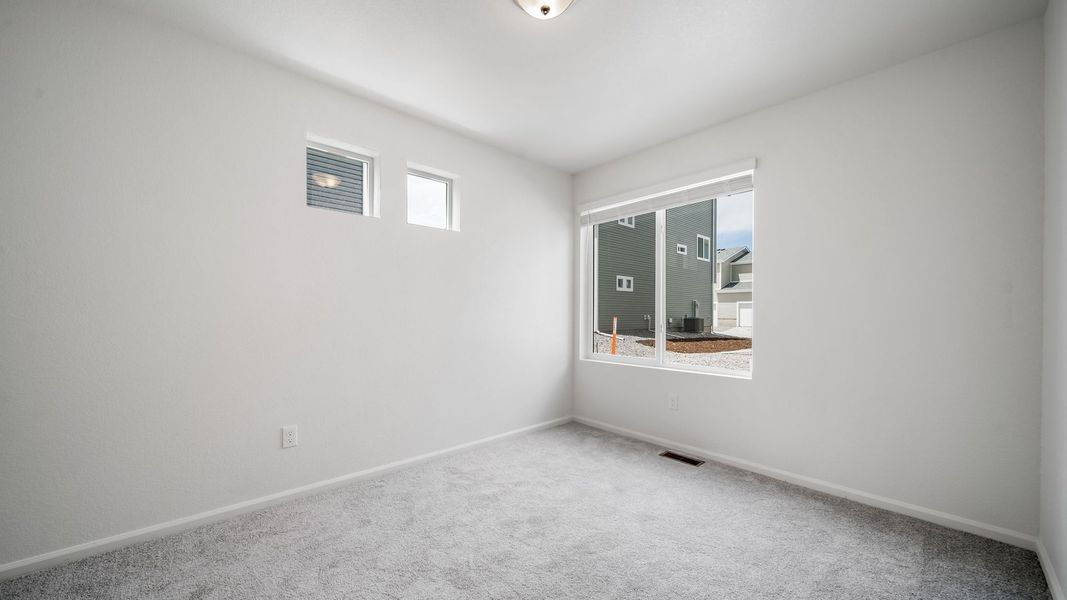 Spacious, unfurnished interior of a new home in Banning Lewis Ranch, Colorado Springs (Image 31). Spacious, unfurnished interior of a new home in Banning Lewis Ranch, Colorado Springs (Image 31).