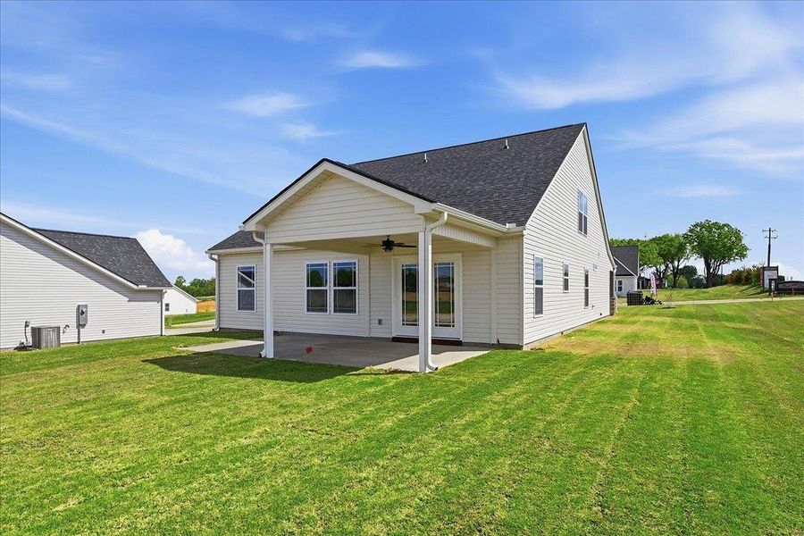 Exterior details and patio area of a home in Bent Tree, Gaffney (Image 22).