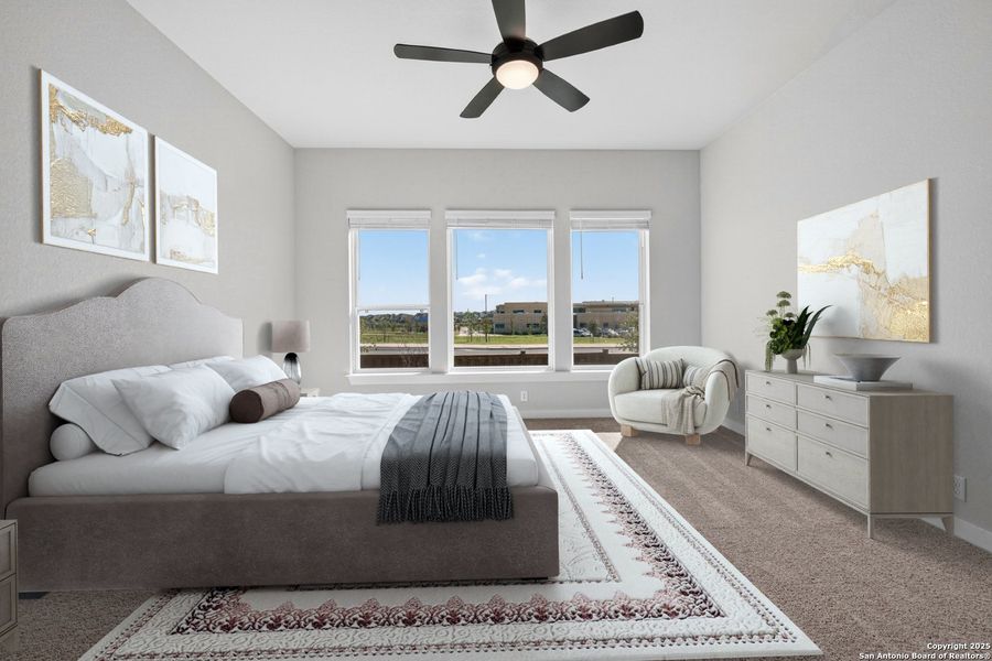 Furnished interior view inside a new home in , New Braunfels (Image 9). Furnished interior view inside a new home in , New Braunfels (Image 9).