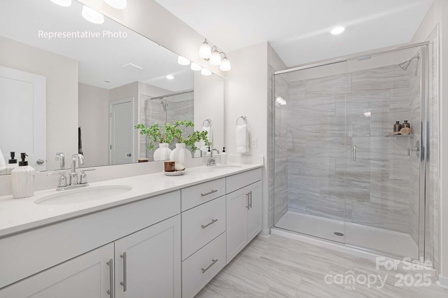 Furnished interior view inside a new home in Sanctuary at Southgate, Indian Trail (Image 17).
