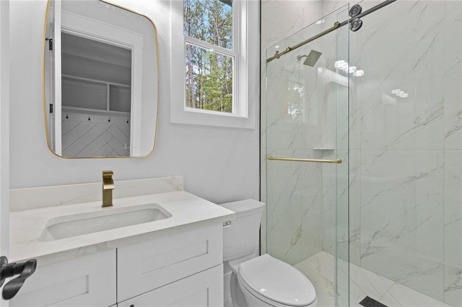 Furnished interior view inside a new home in , Winder (Image 12).