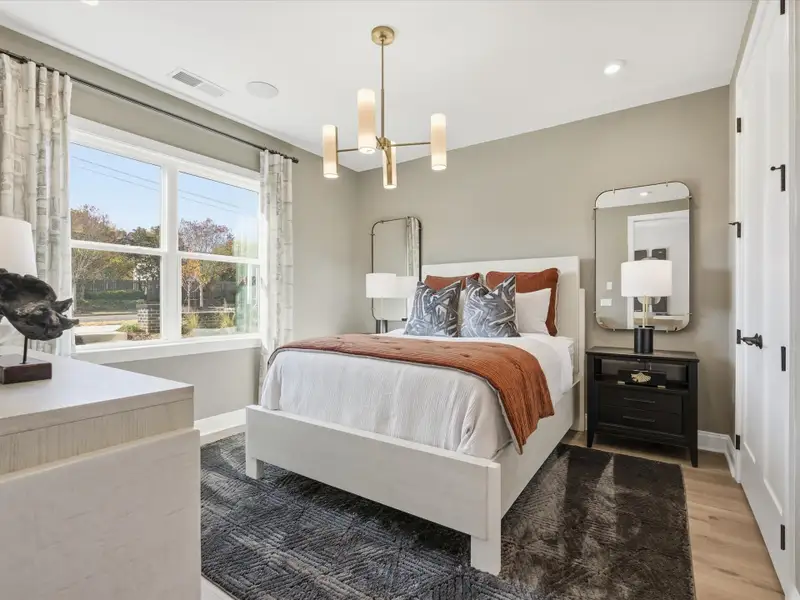 Furnished interior view inside a new home in Ross Farms, Charlotte (Image 4).