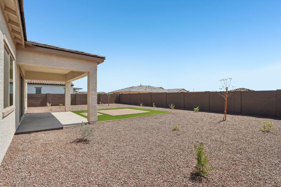 Exterior details and patio area of a home in Estrella, Goodyear (Image 3).