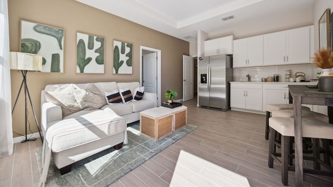 Furnished interior view inside a new home in Archers Mill, Ormond Beach (Image 7).