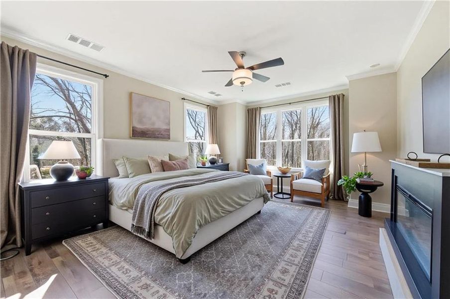 Furnished interior view inside a new home in , Ball Ground (Image 17).