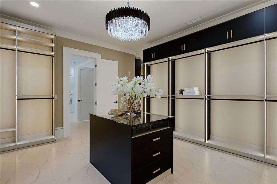 Furnished interior view inside a new home in , Monroe (Image 12).